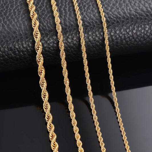 Rope Chain Goud