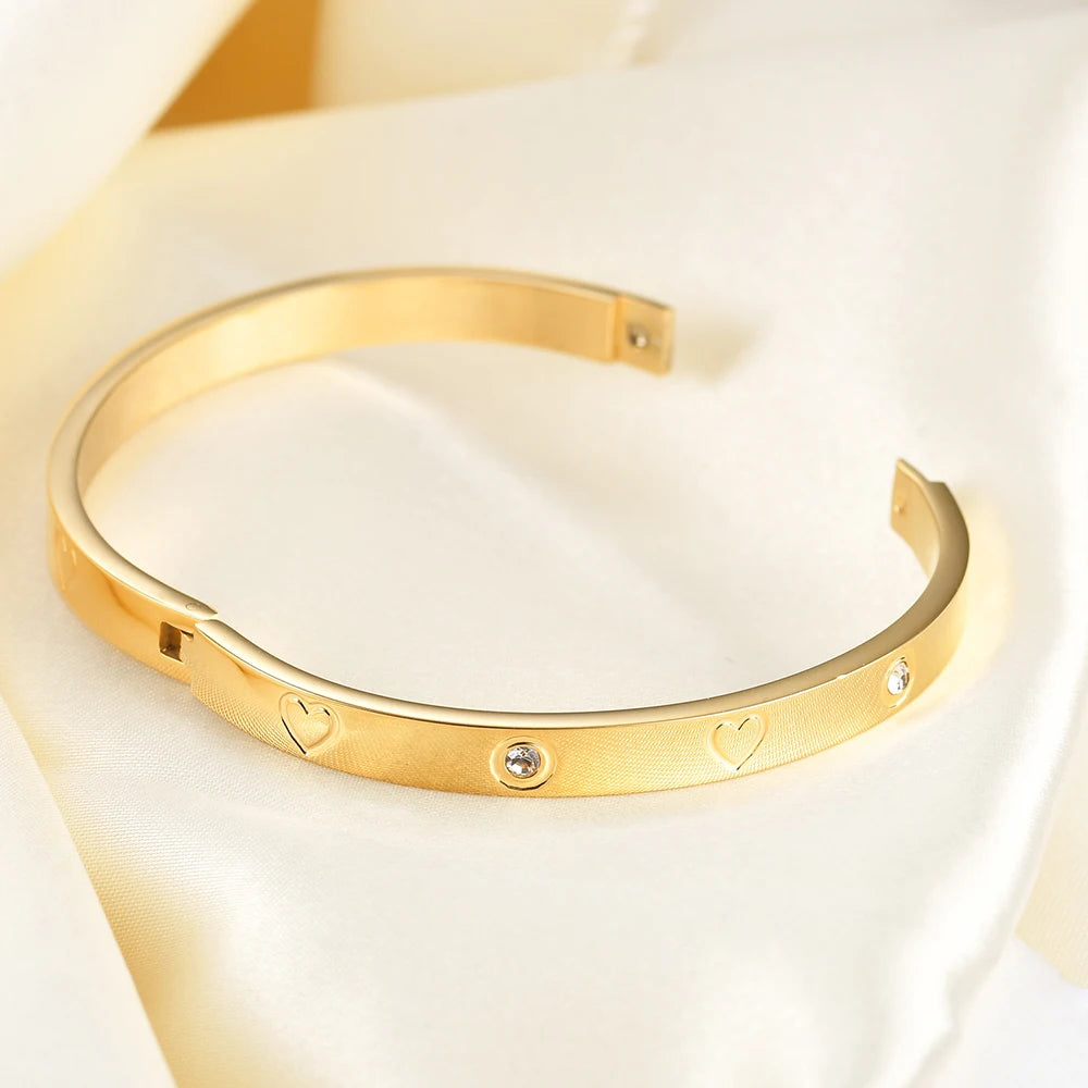 Hearted Bangle