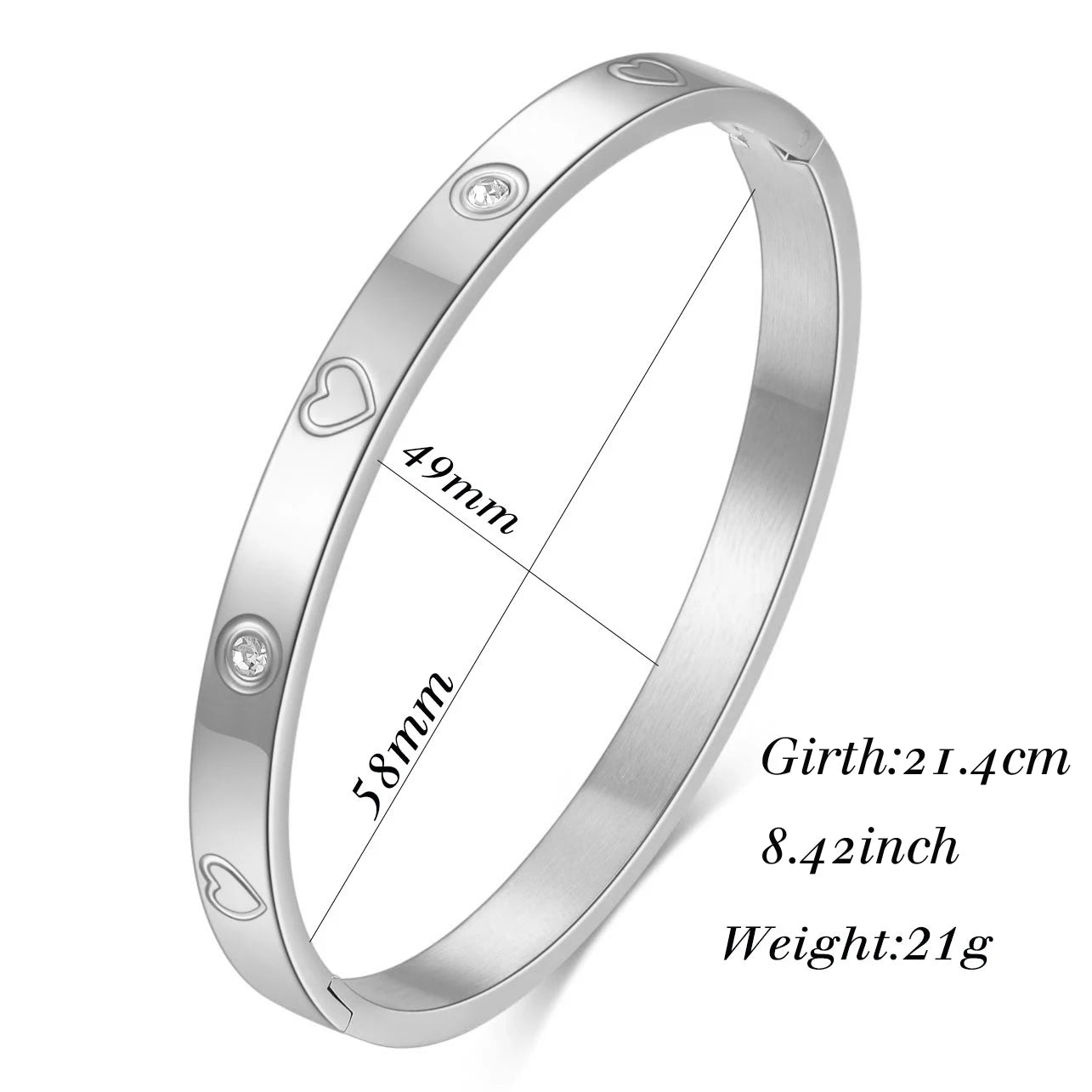 Hearted Bangle