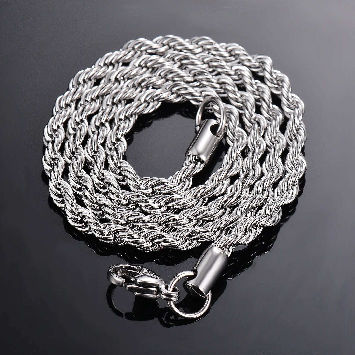Rope chain Zilver