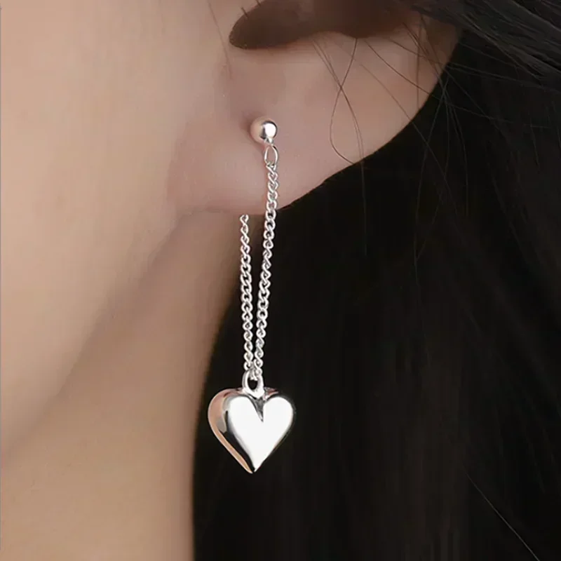 Heart Chain Earring
