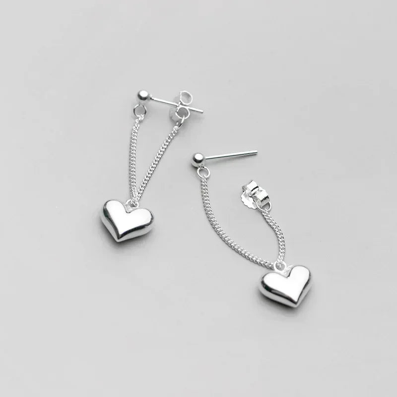Heart Chain Earring