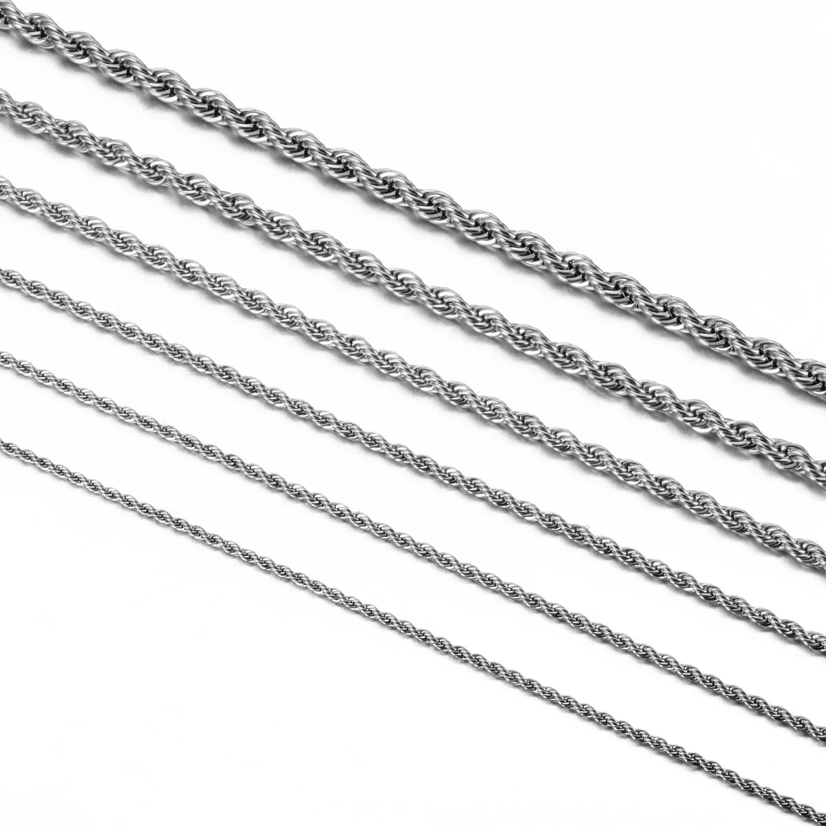 Rope chain Zilver
