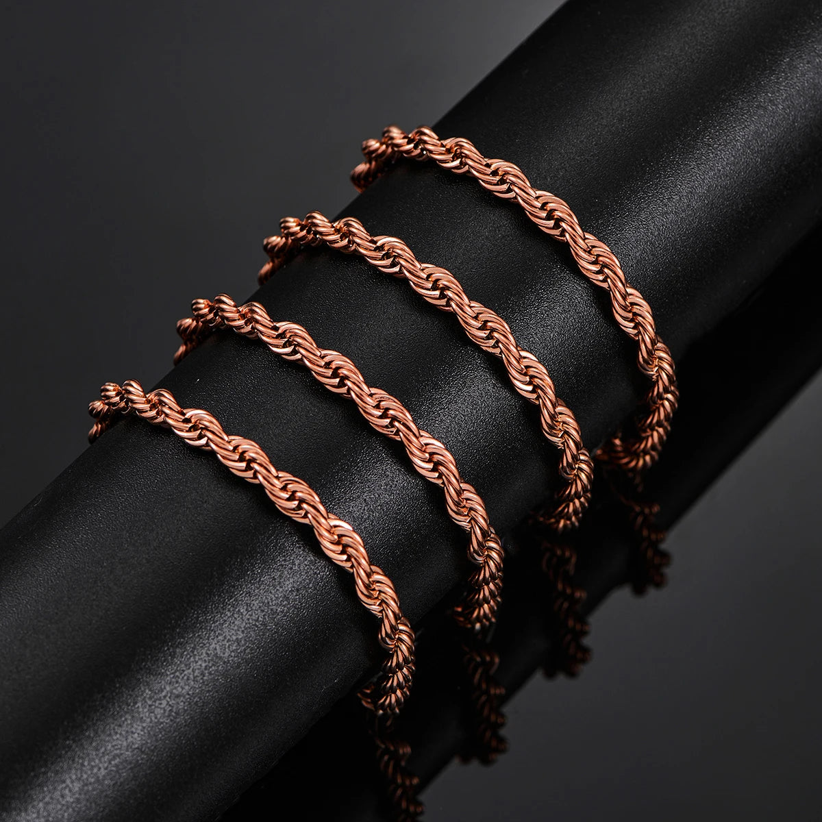 Rope Chain Rose Gold