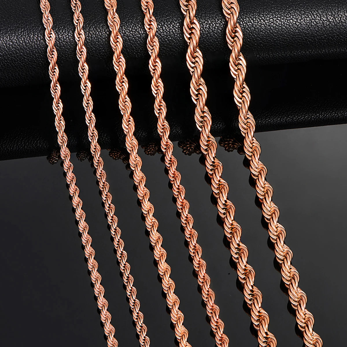 Rope Chain Rose Gold