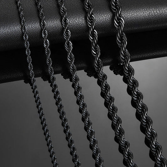Rope Chain Zwart