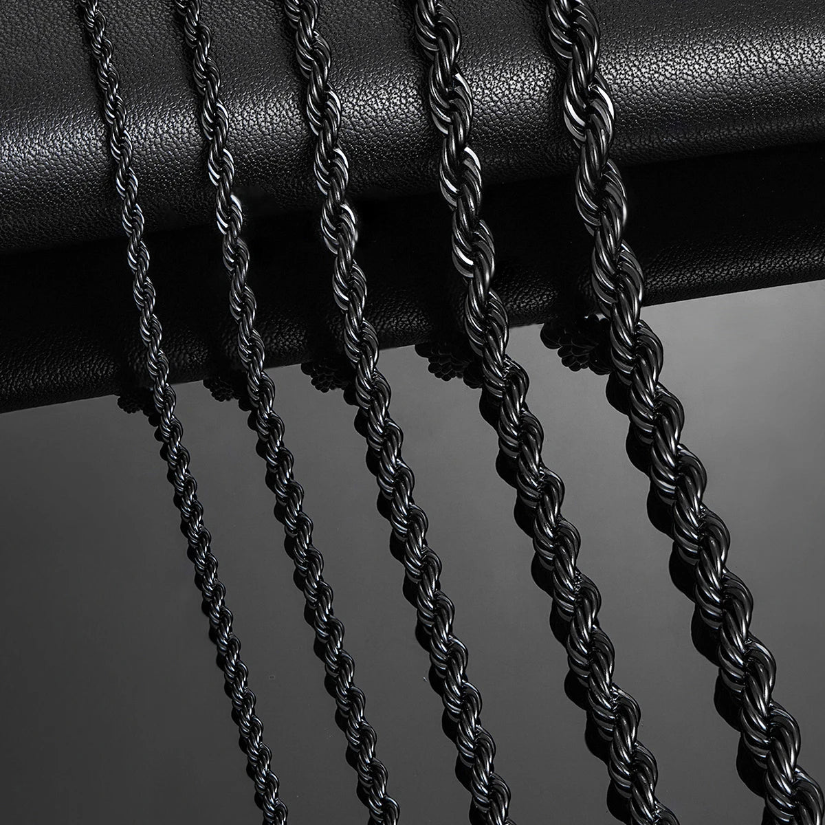 Rope Chain Zwart