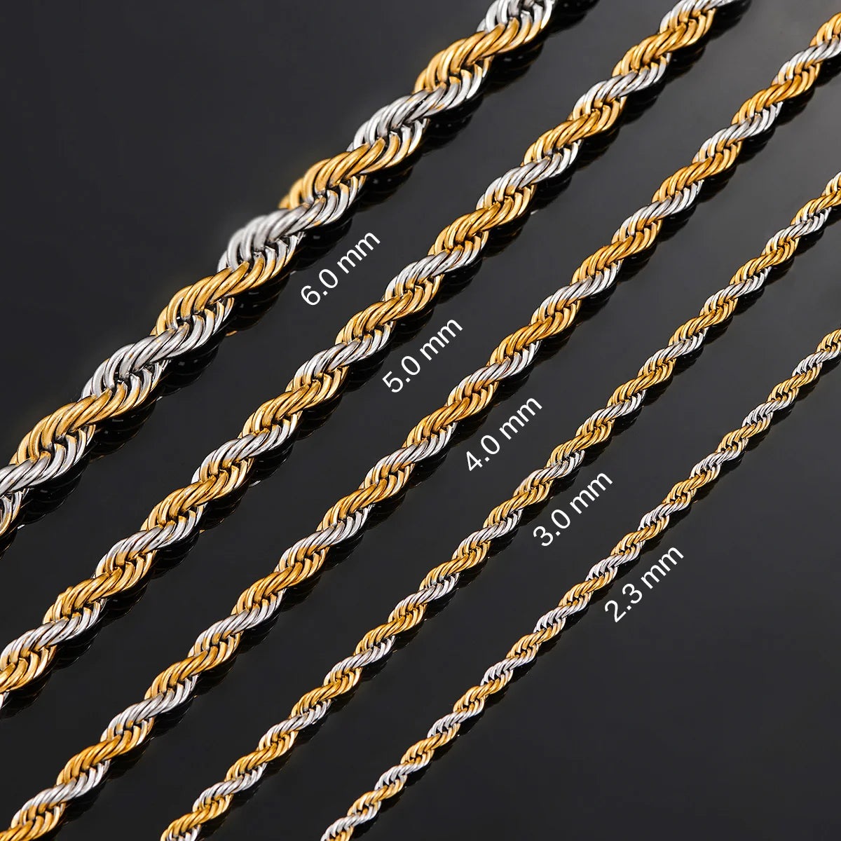 Mixed Rope Chain