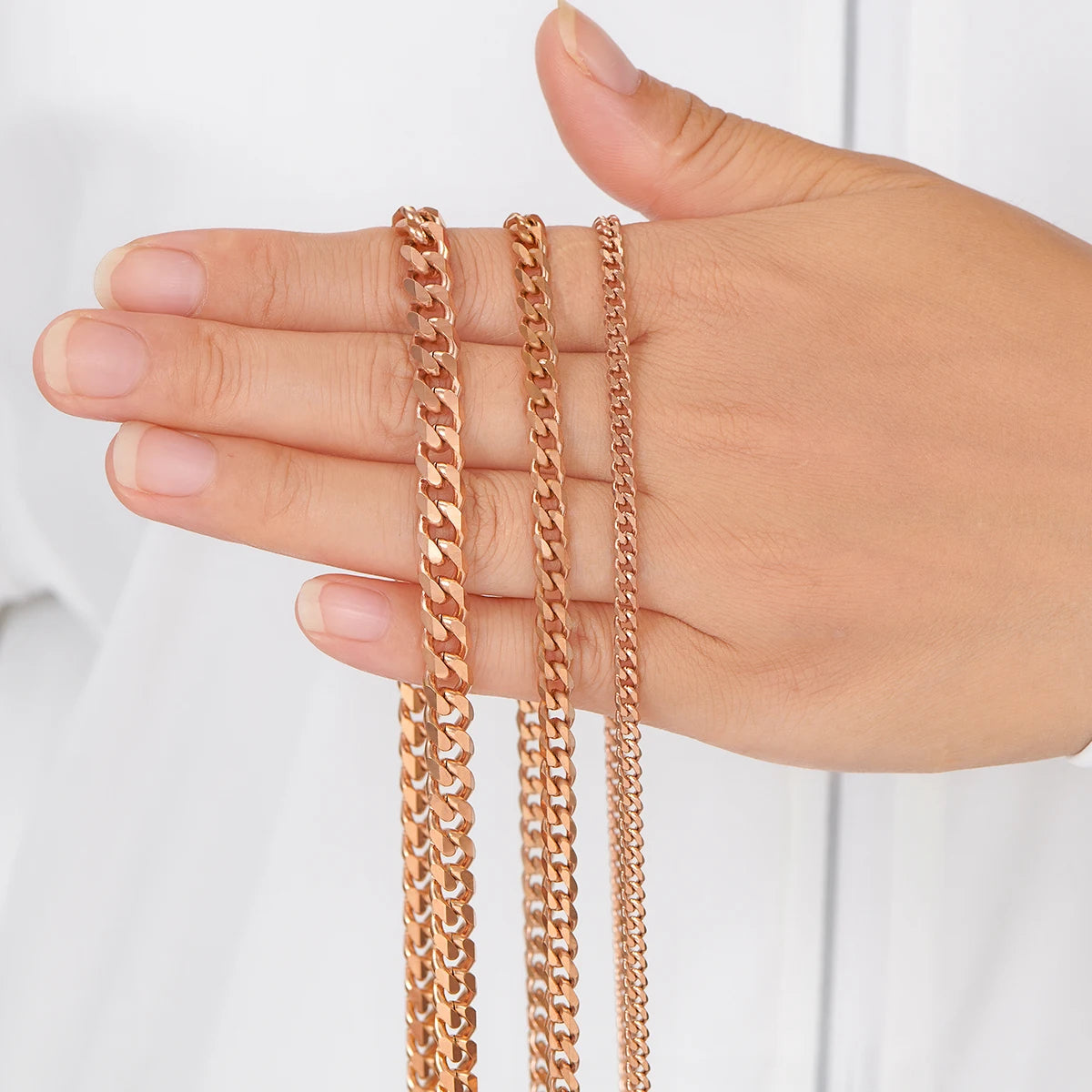 Cuban Links Rose Gold