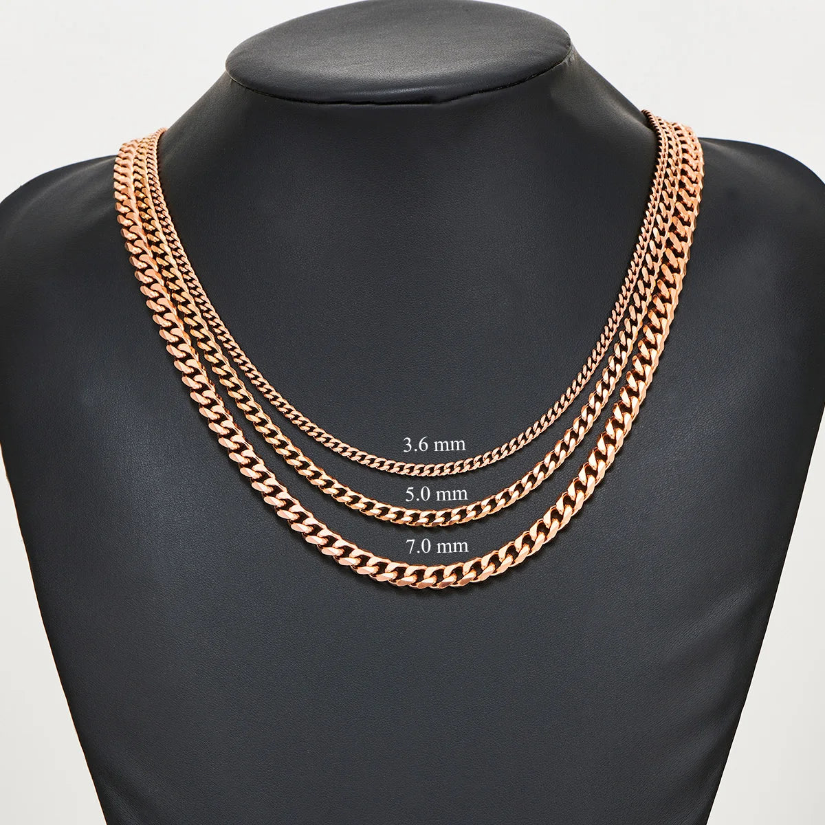 Cuban Links Rose Gold