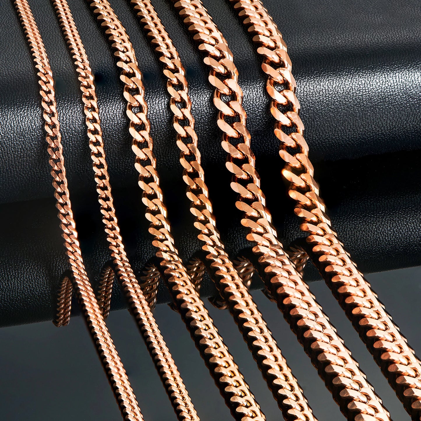 Cuban Links Rose Gold